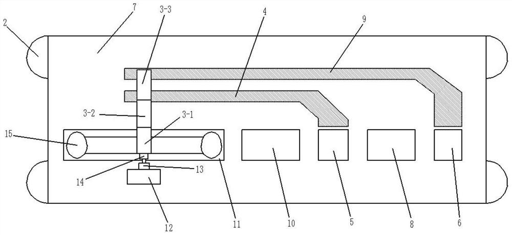 A device for burying a drip irrigation belt on a seeder