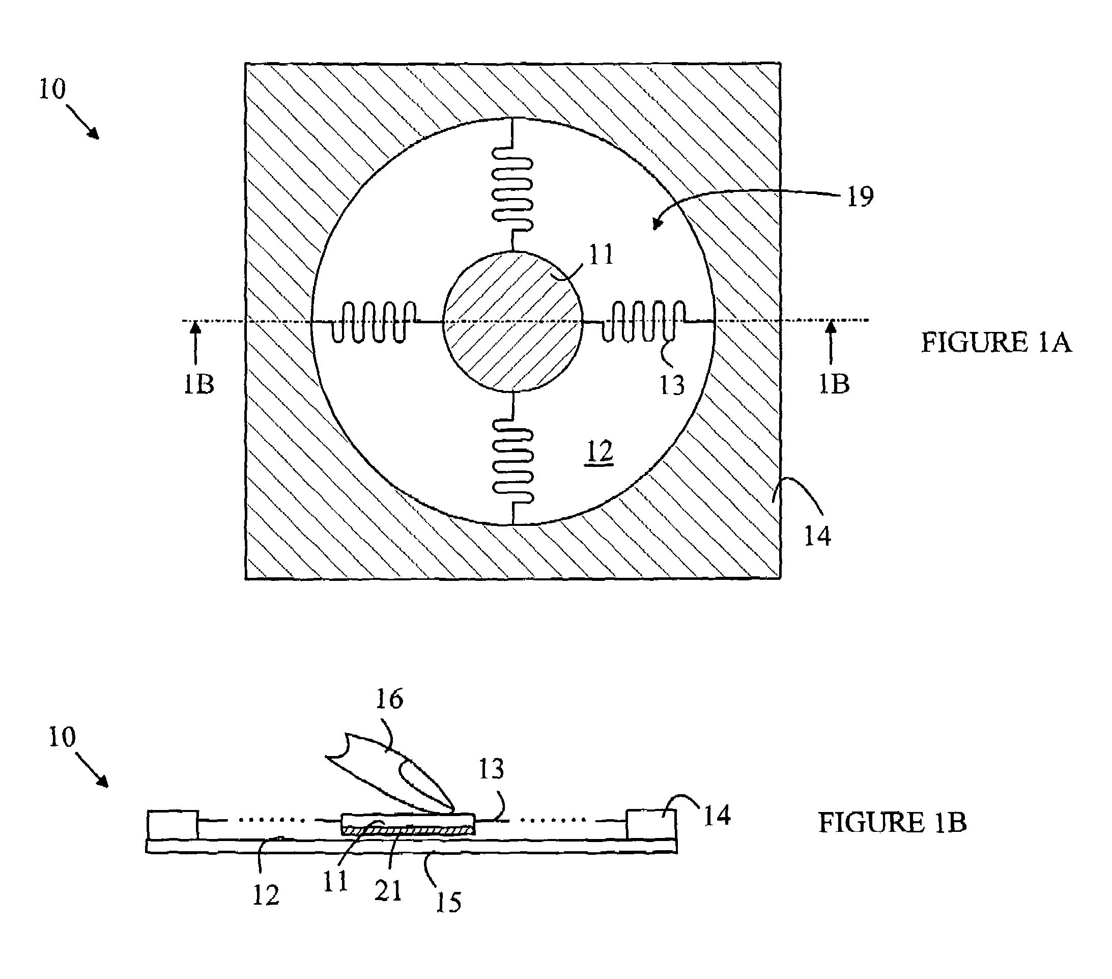 Spring system for re-centering a movable object