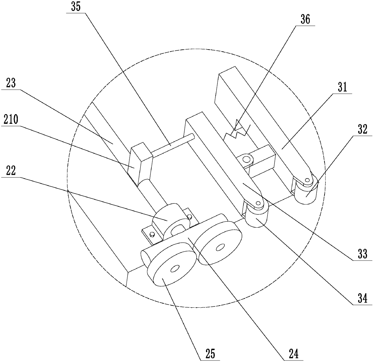 Electric wire in-coil winding machine