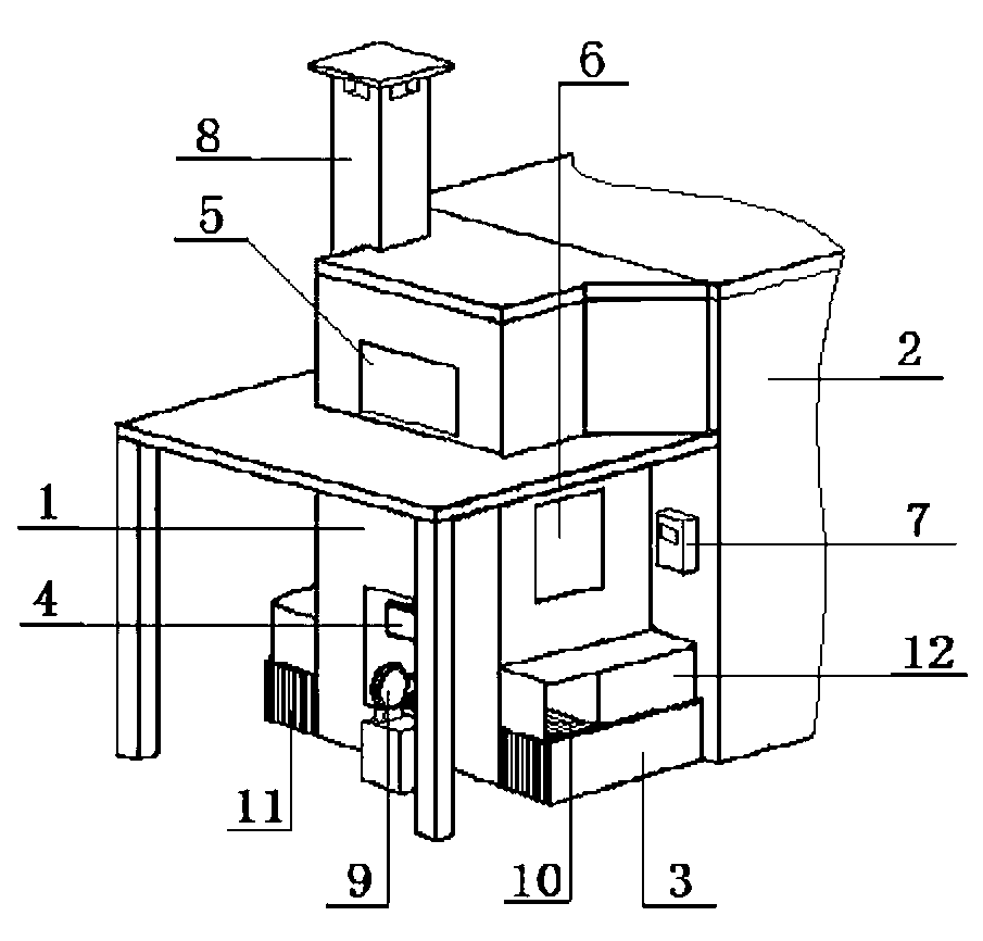 Energy-saving tobacco flue-curing house capable of effectively recycling dehumidification heat energy