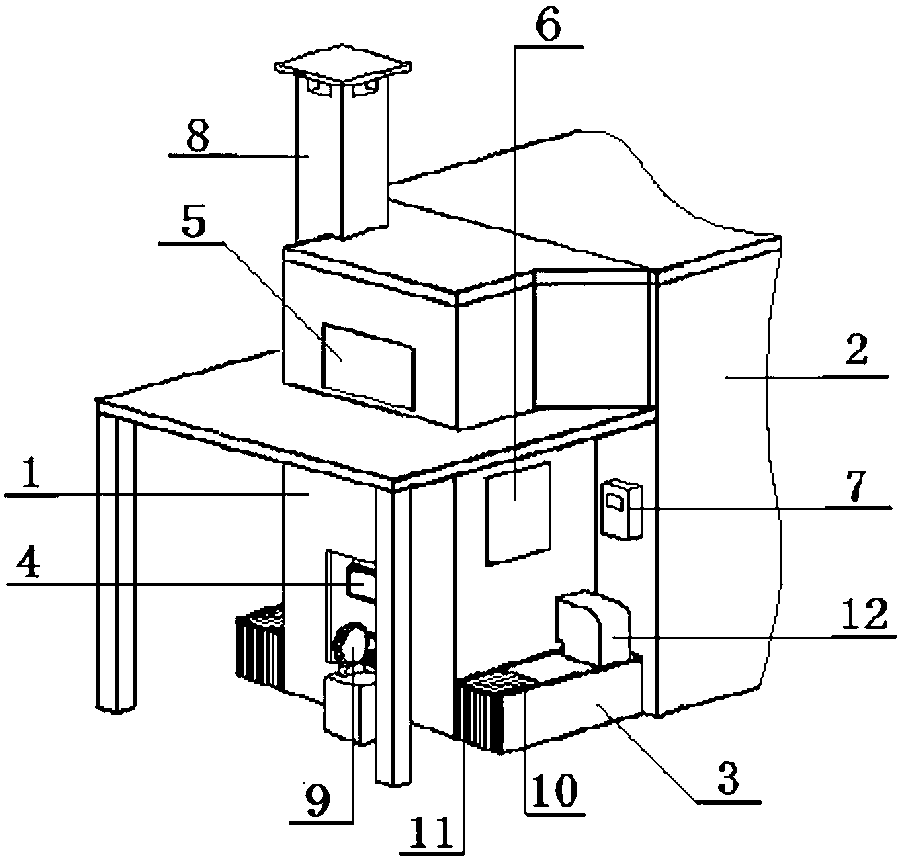 Energy-saving tobacco flue-curing house capable of effectively recycling dehumidification heat energy