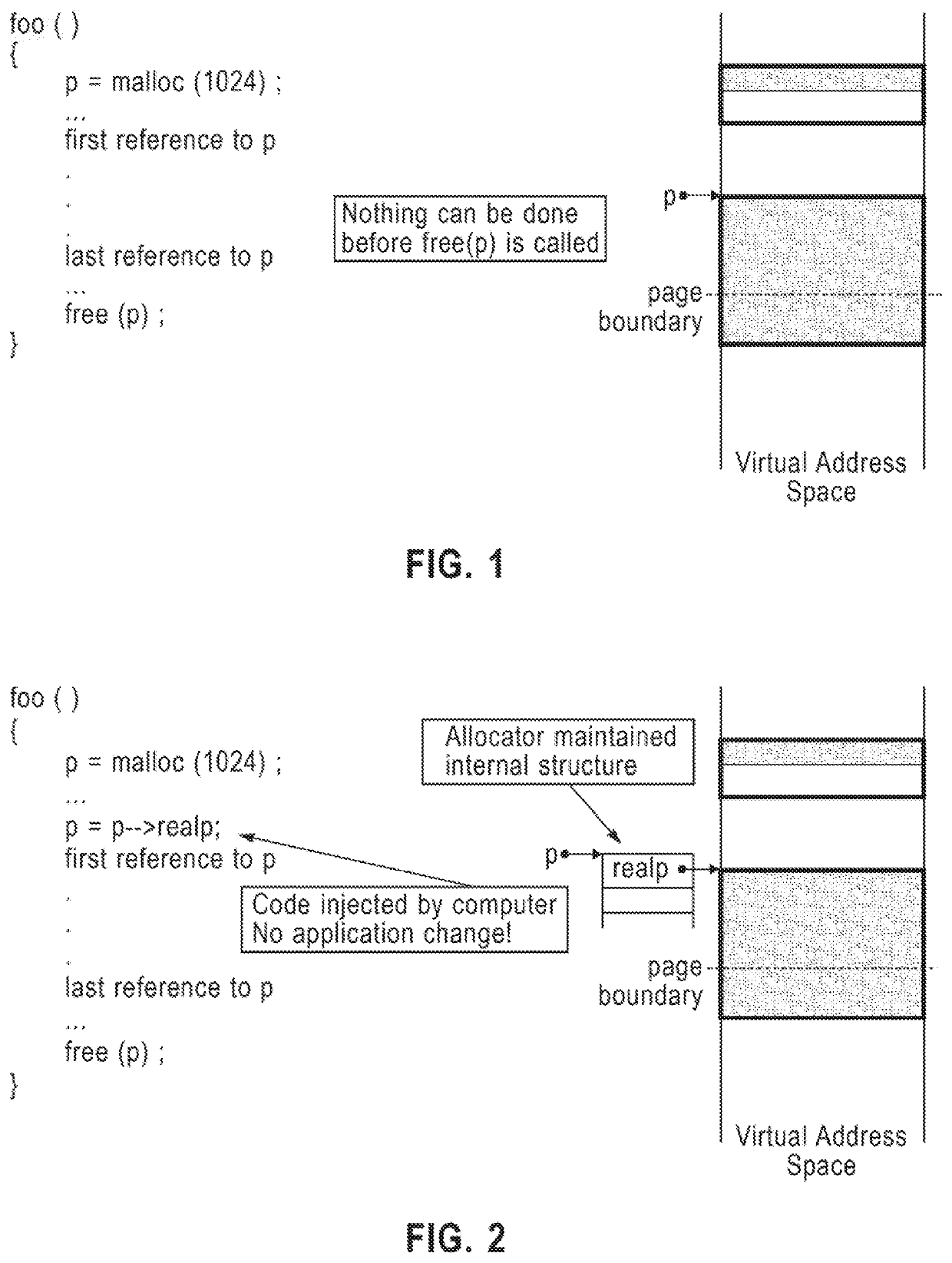 Reducing fragmentation of computer memory