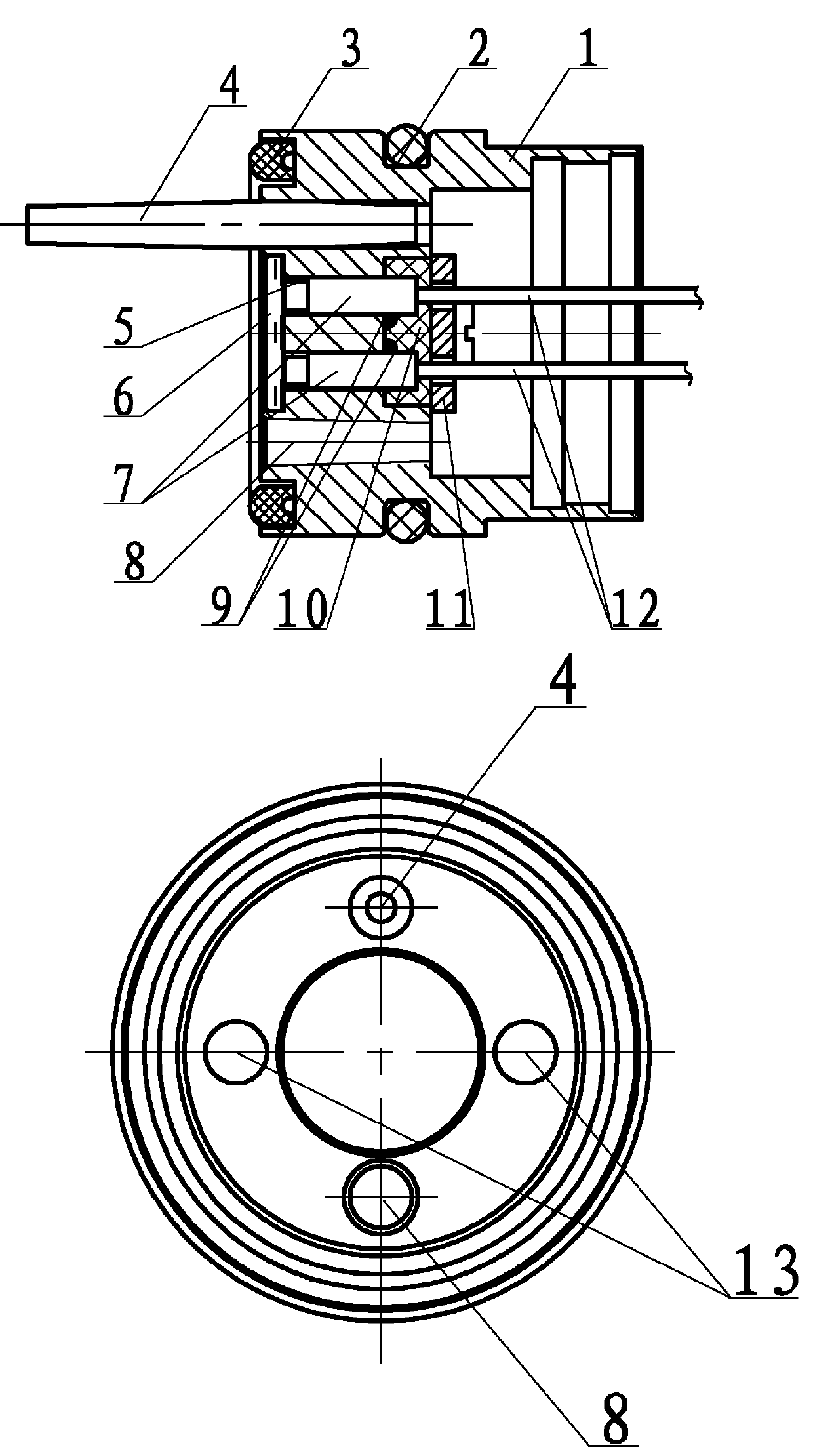 Optical fiber beam expansion connector