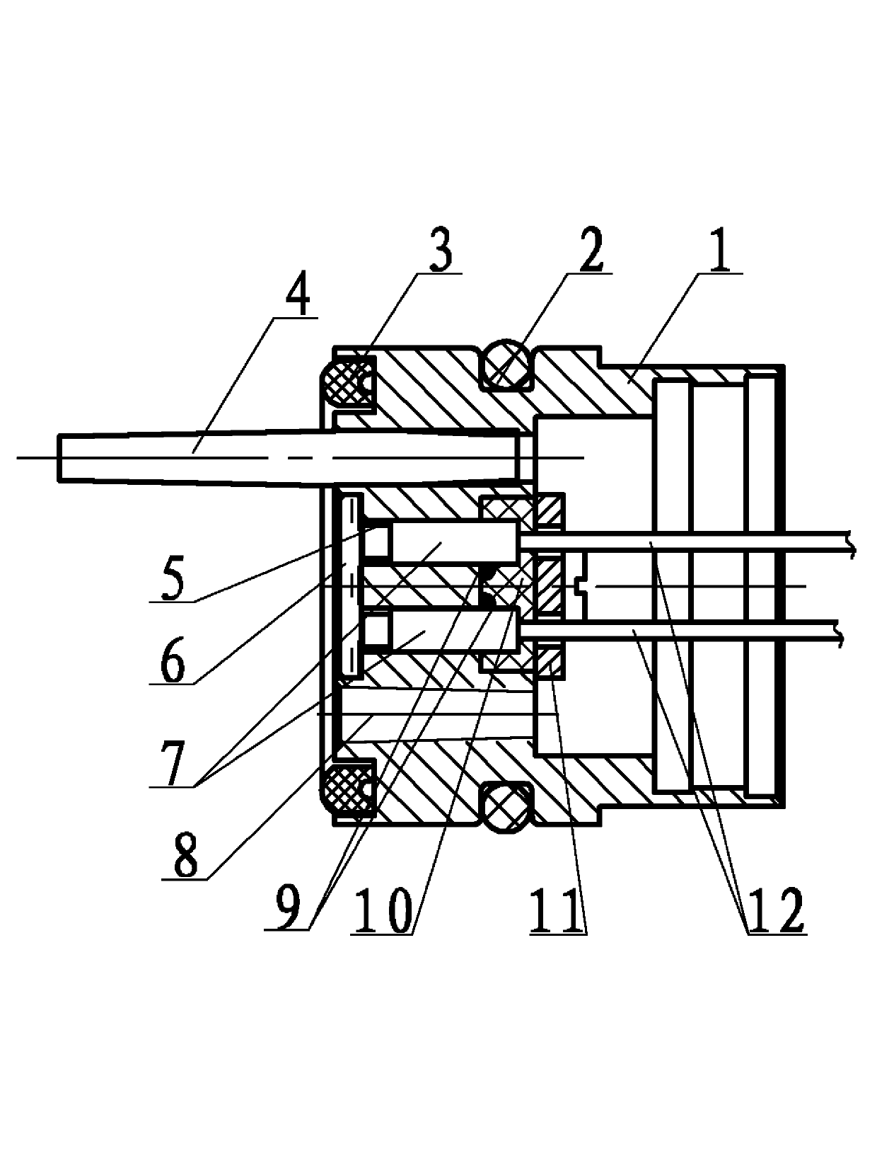 Optical fiber beam expansion connector