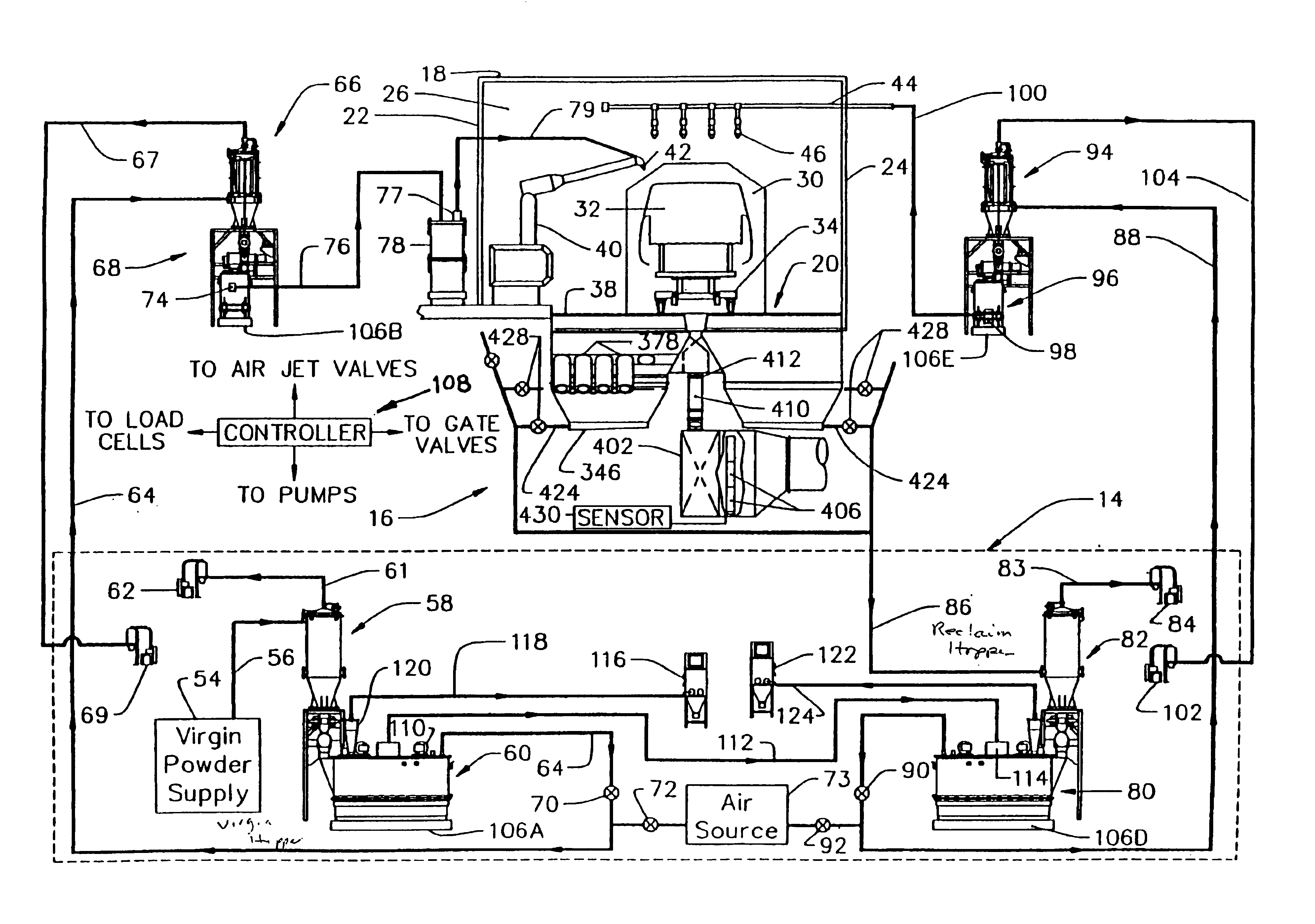 Vehicle powder coating system