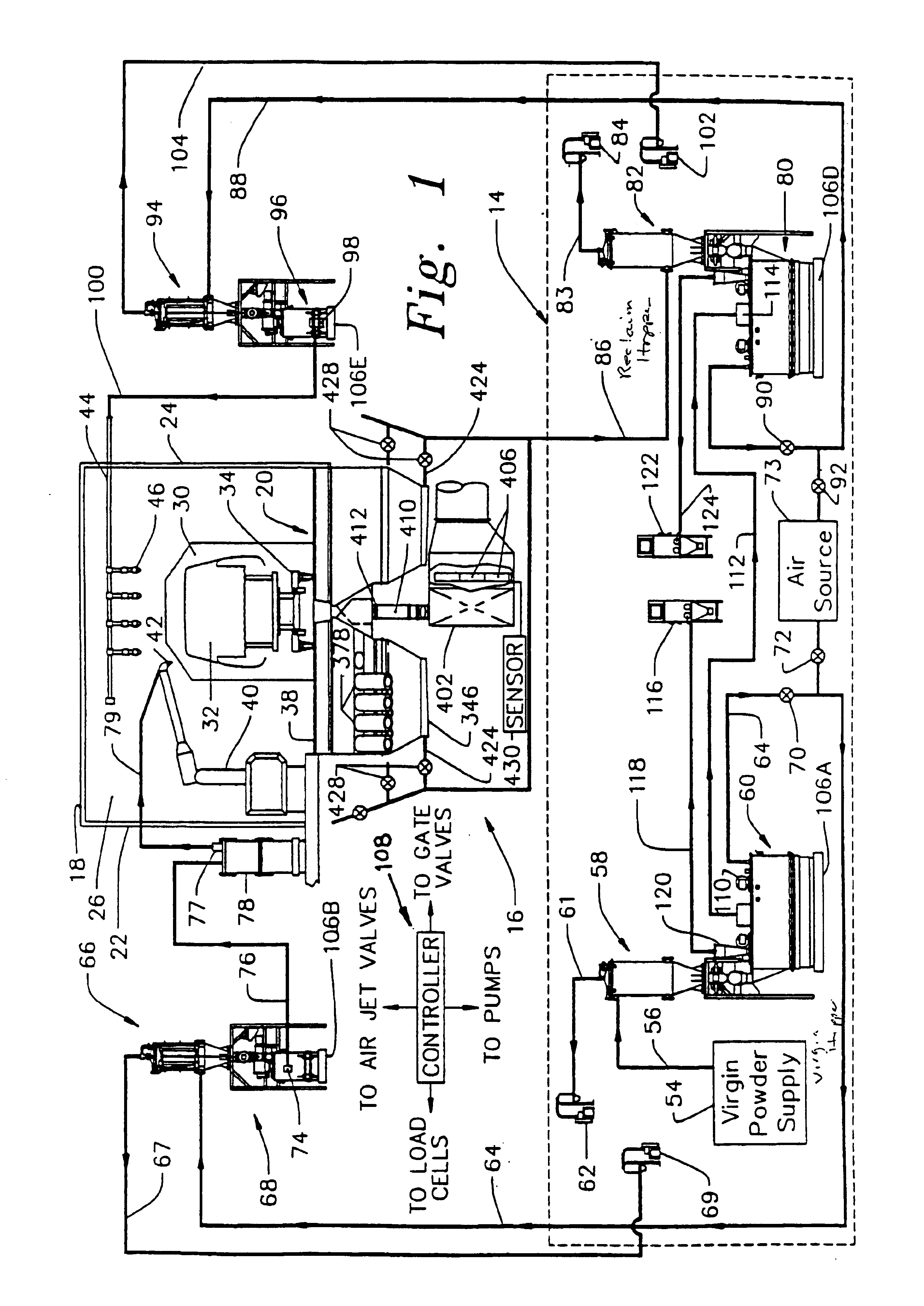 Vehicle powder coating system