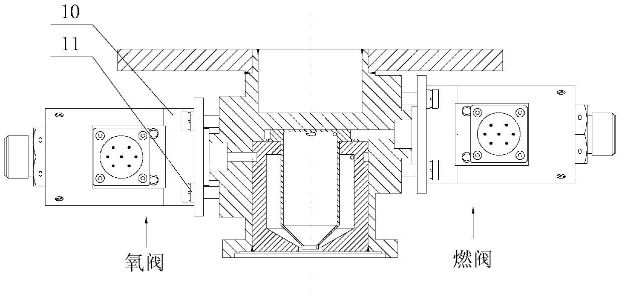 A Space Bicomponent Orbit Control Engine Based on Two-way Single-Nozzle Centrifugal Injector