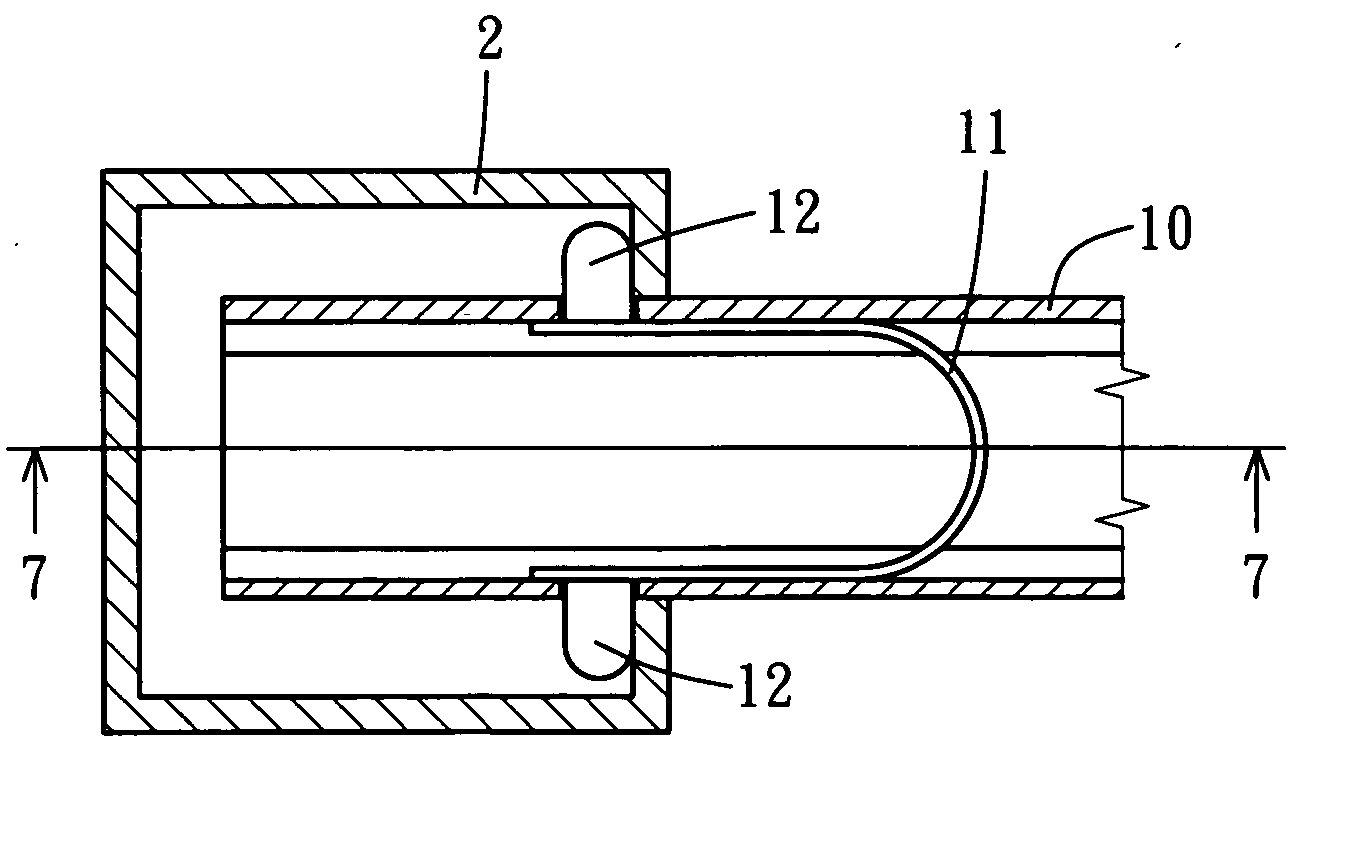 Post and rod linking device for a railing