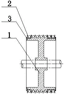 Rope winch winding drum for lifting off and retracting of aerostat