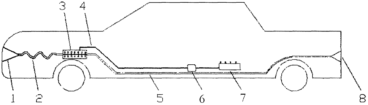 Vehicle-mounted wind power generation device