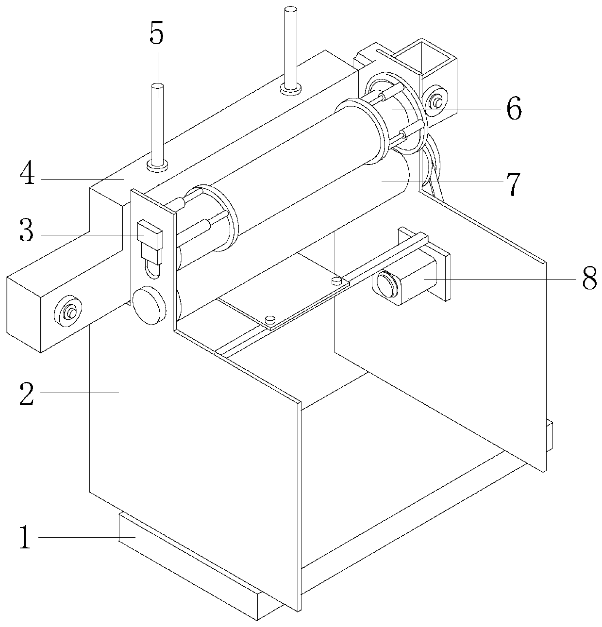 Bag making device for plastic packaging films