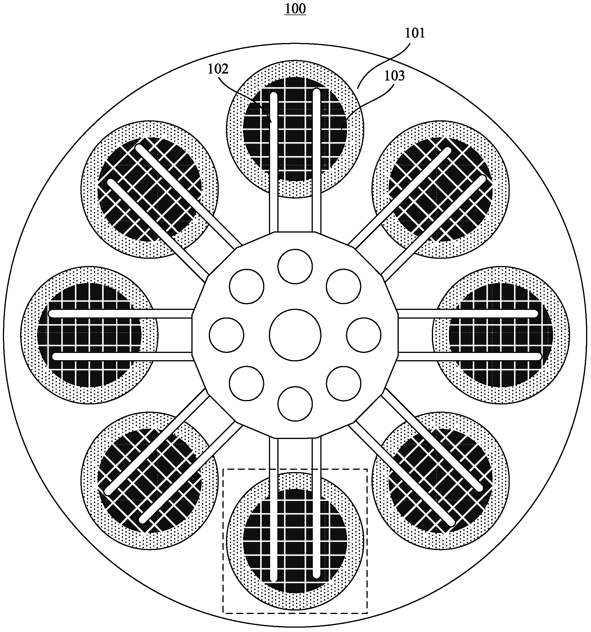 PECVD film deposition equipment and heating plate thereof