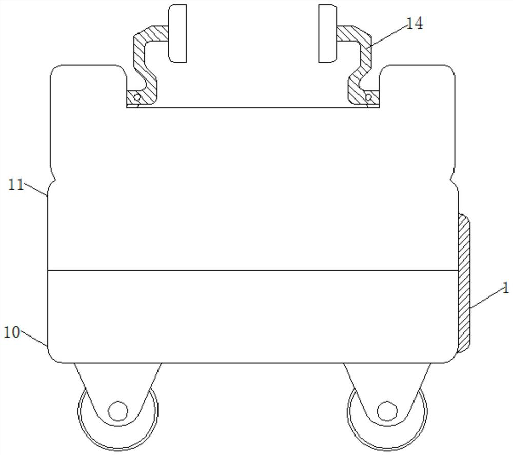 A cement placing table for construction with reduced physical burden and higher safety