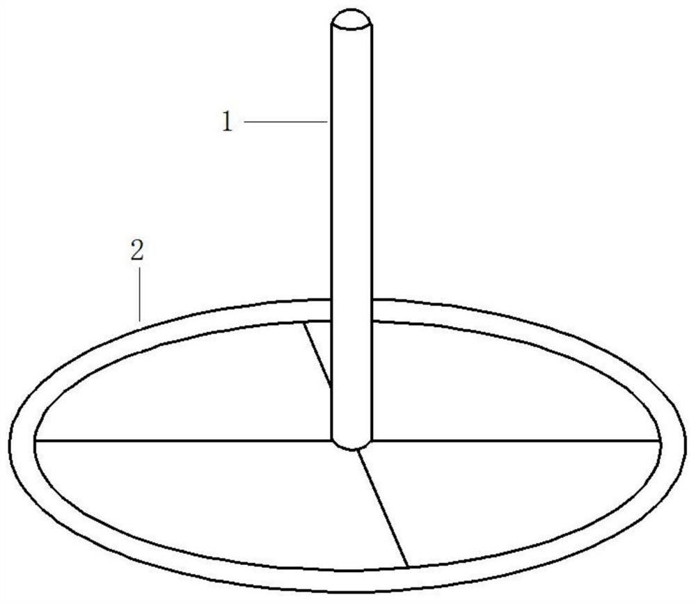 Perianal X-ray examination accurate quantitative focus positioning device