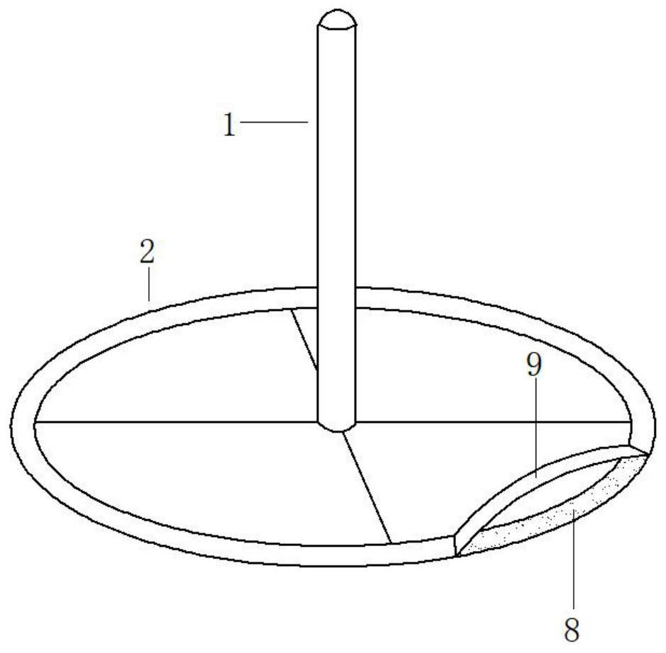 Perianal X-ray examination accurate quantitative focus positioning device