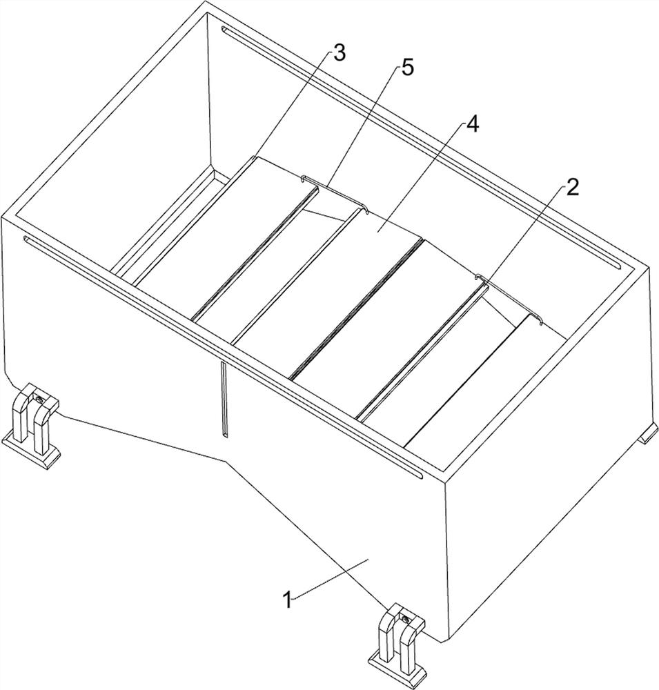 Energy-saving and environment-friendly shower water sediment discharging device for livestock farm