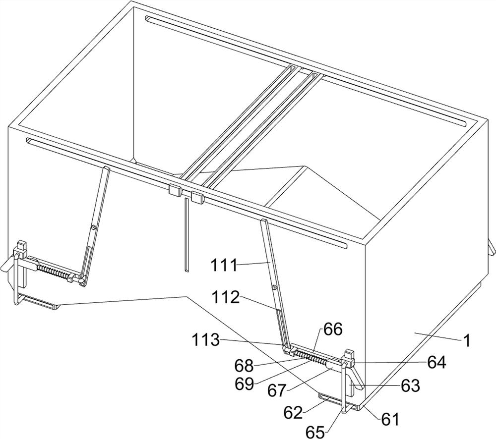 Energy-saving and environment-friendly shower water sediment discharging device for livestock farm