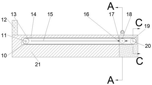 Traction frame device capable of being stored and freely adjusting and controlling position