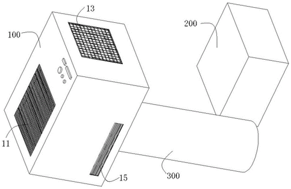 Fresh-air air conditioner all-in-one machine and air conditioning system using all-in-one machine