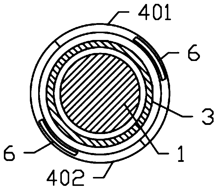 Wind-resistant and vibration-reduction bridge suspender for isolating vibration by using magnetic suspension technique