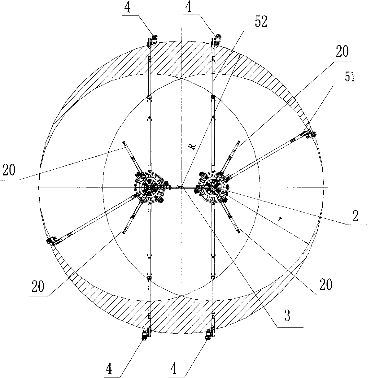 Dual shaft-well drill