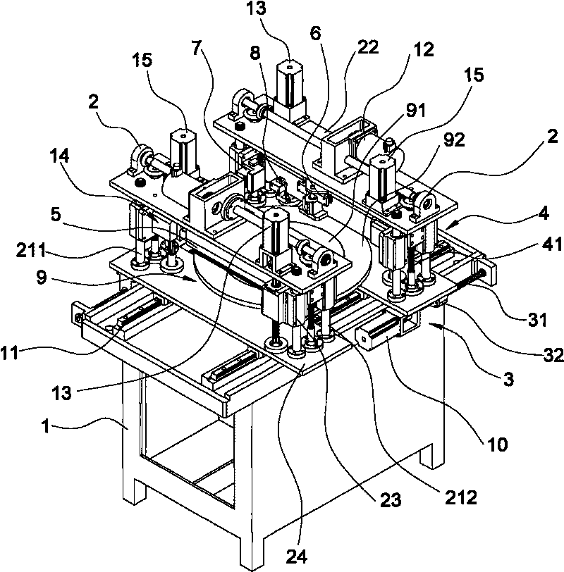 Crystal ball face milling machine