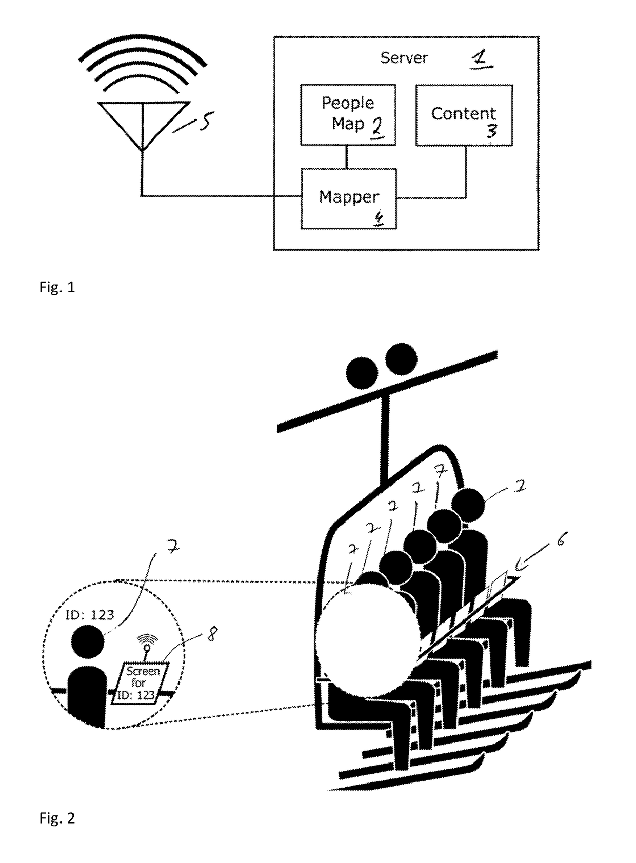 Method for using the capacity of facilites in a ski area, a trade fair, an amusement park, or a stadium