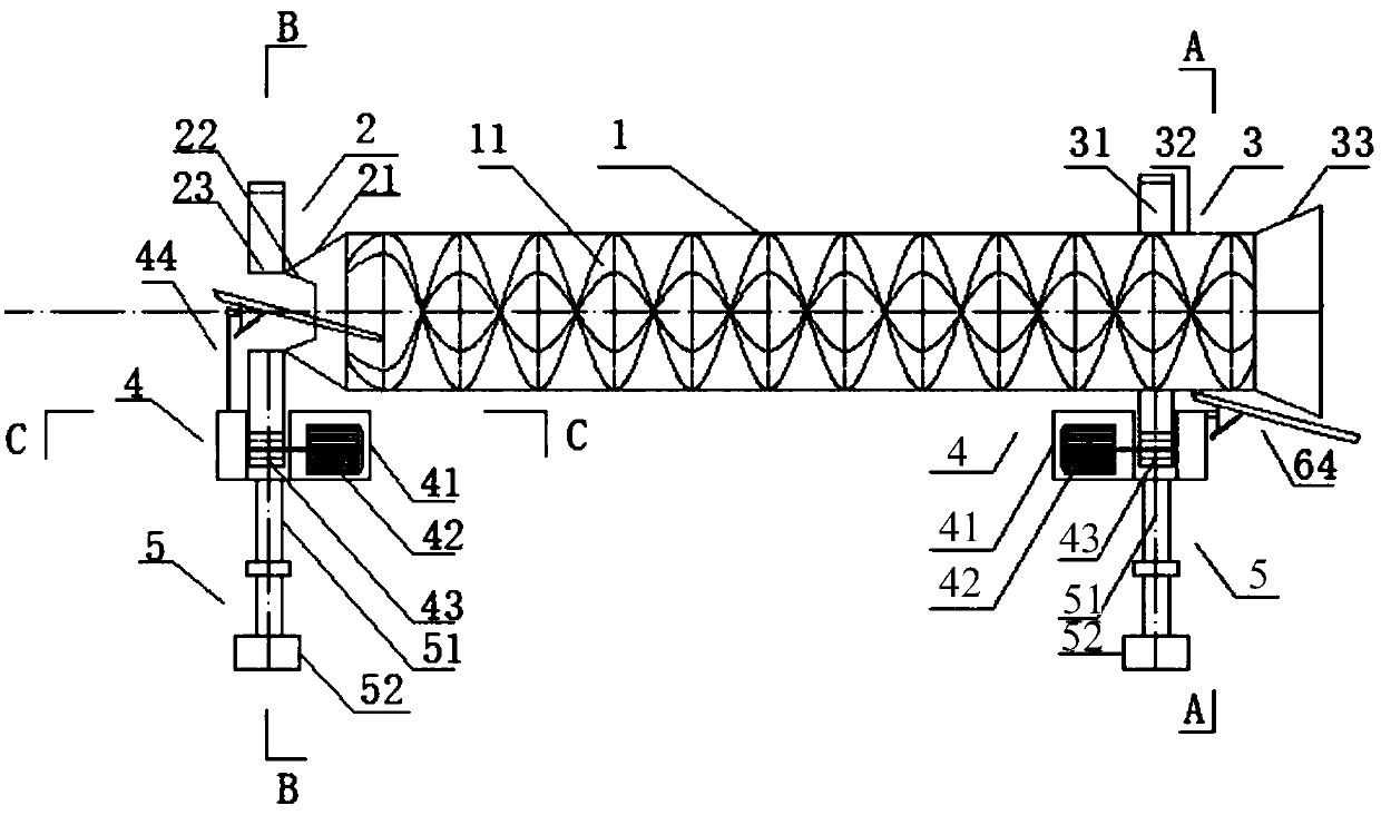 Concrete conveying device