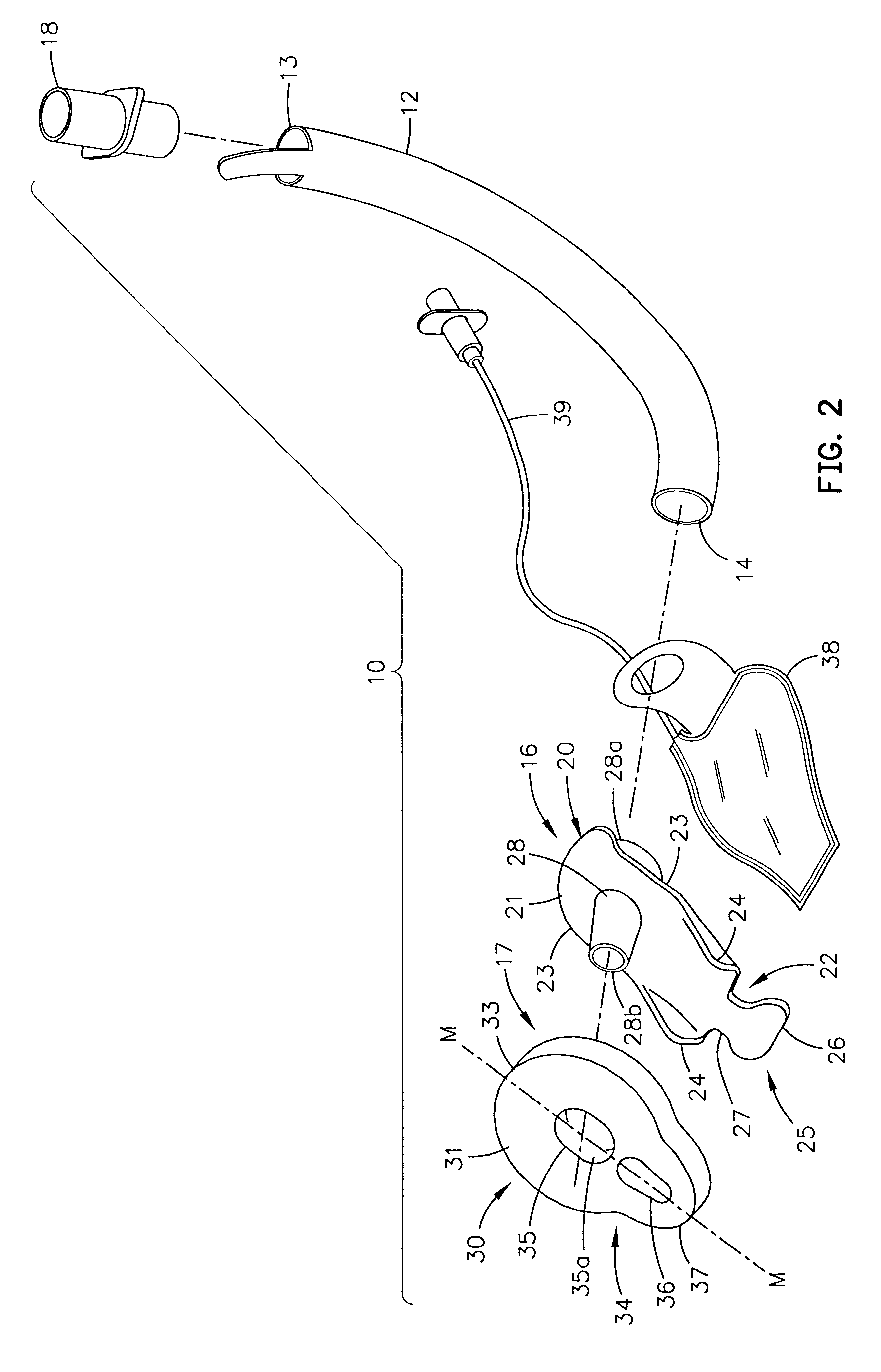 Airway device with provision for coupling to an introducer