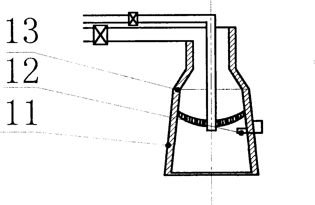 Local heater used in molding of pipe orifice of main steam super pipe and method for heating master pipe blank by using same