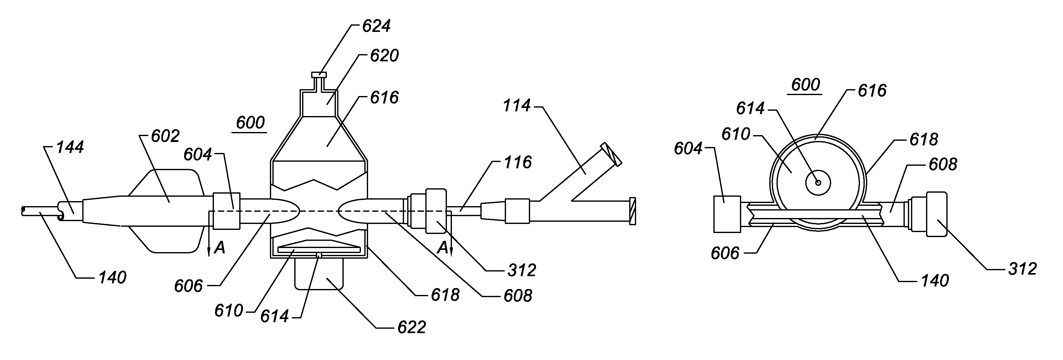 Method and apparatus for prevention of catheter air intake