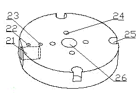 Corrosive wear test device and using method thereof