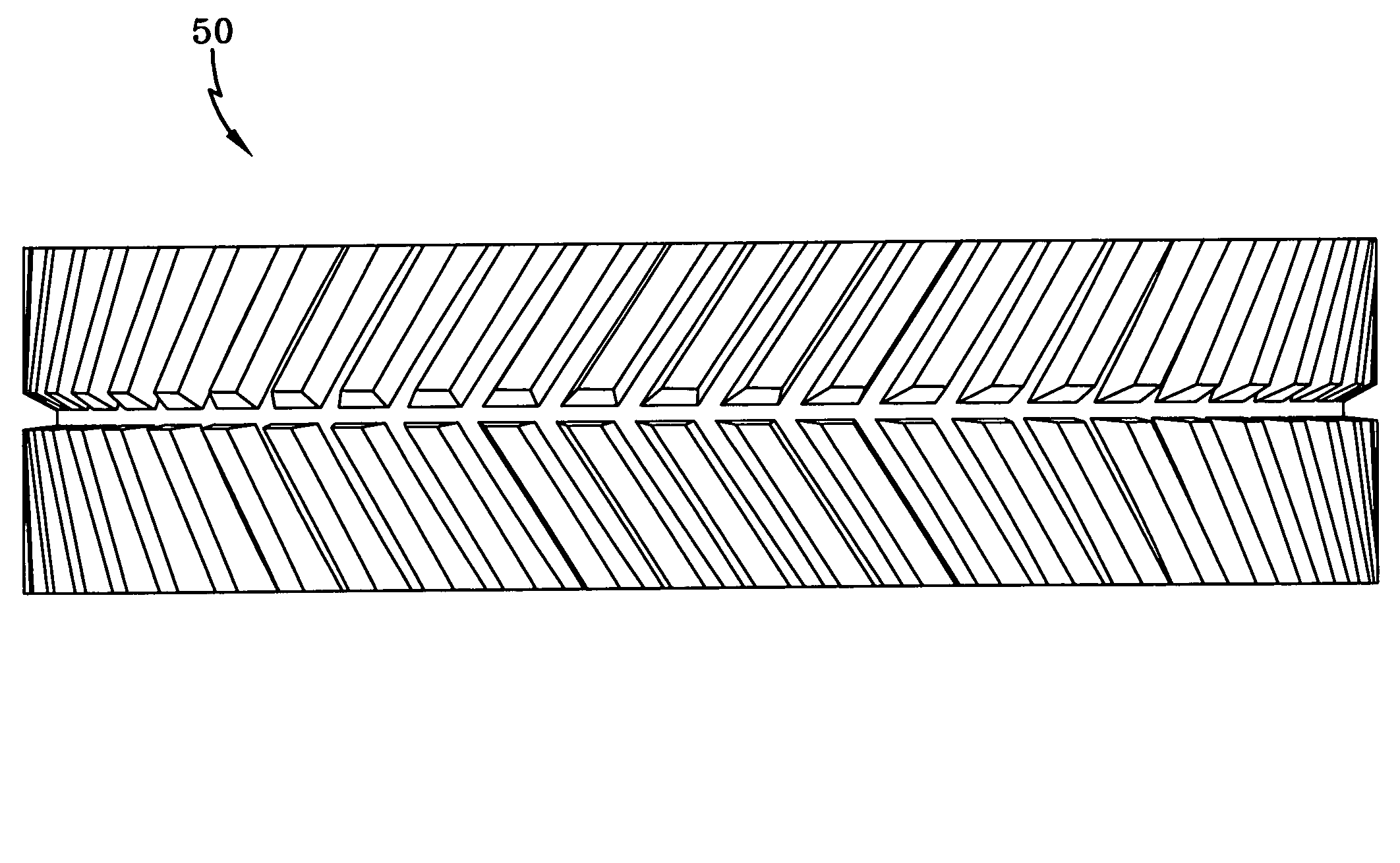 High density dual helical gear