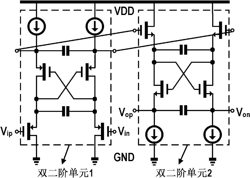 Active low-pass filter based on positive feedback inductance substitution method