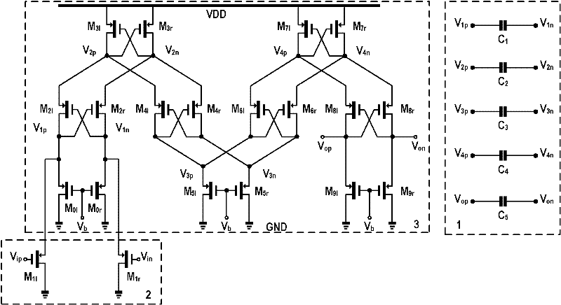 Active low-pass filter based on positive feedback inductance substitution method