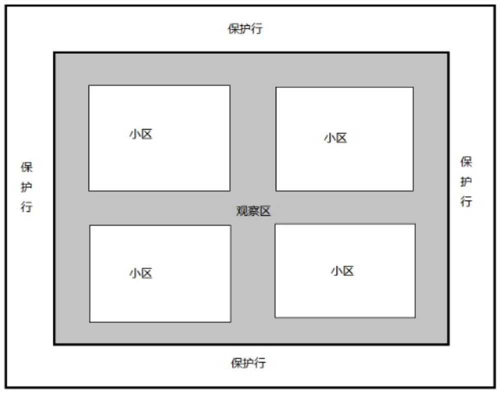 Field plot planting identification method for winter wheat seed purity