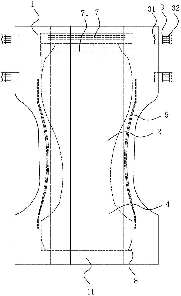 Disposable adult paper diaper