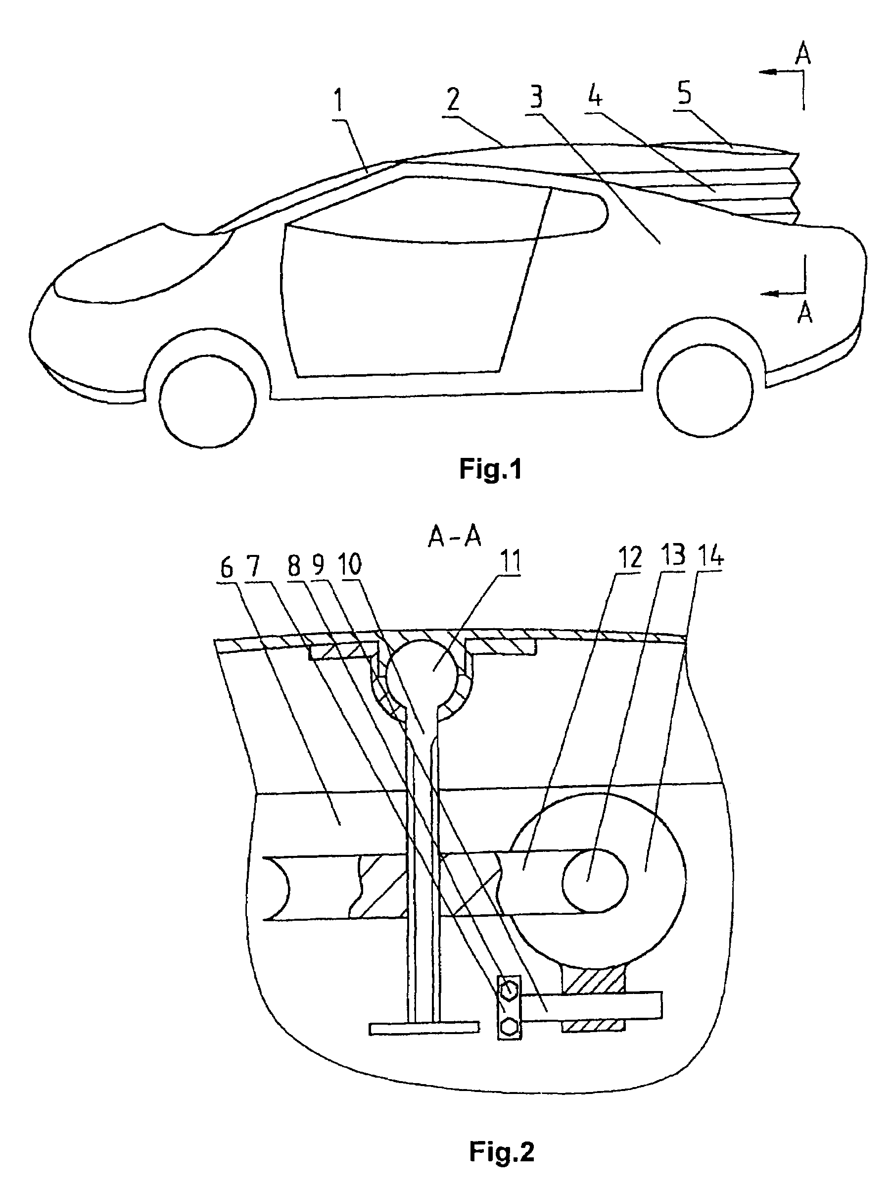 Roof cover plate for the cabin of a car