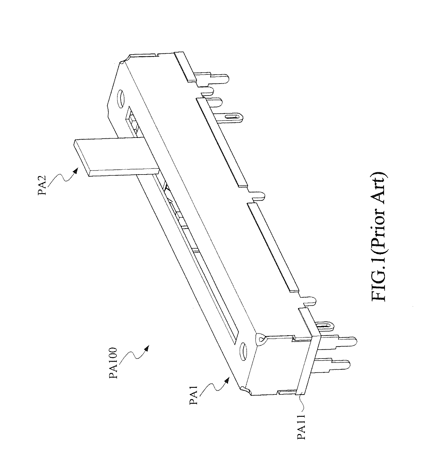 Touch-type variable resistor structure