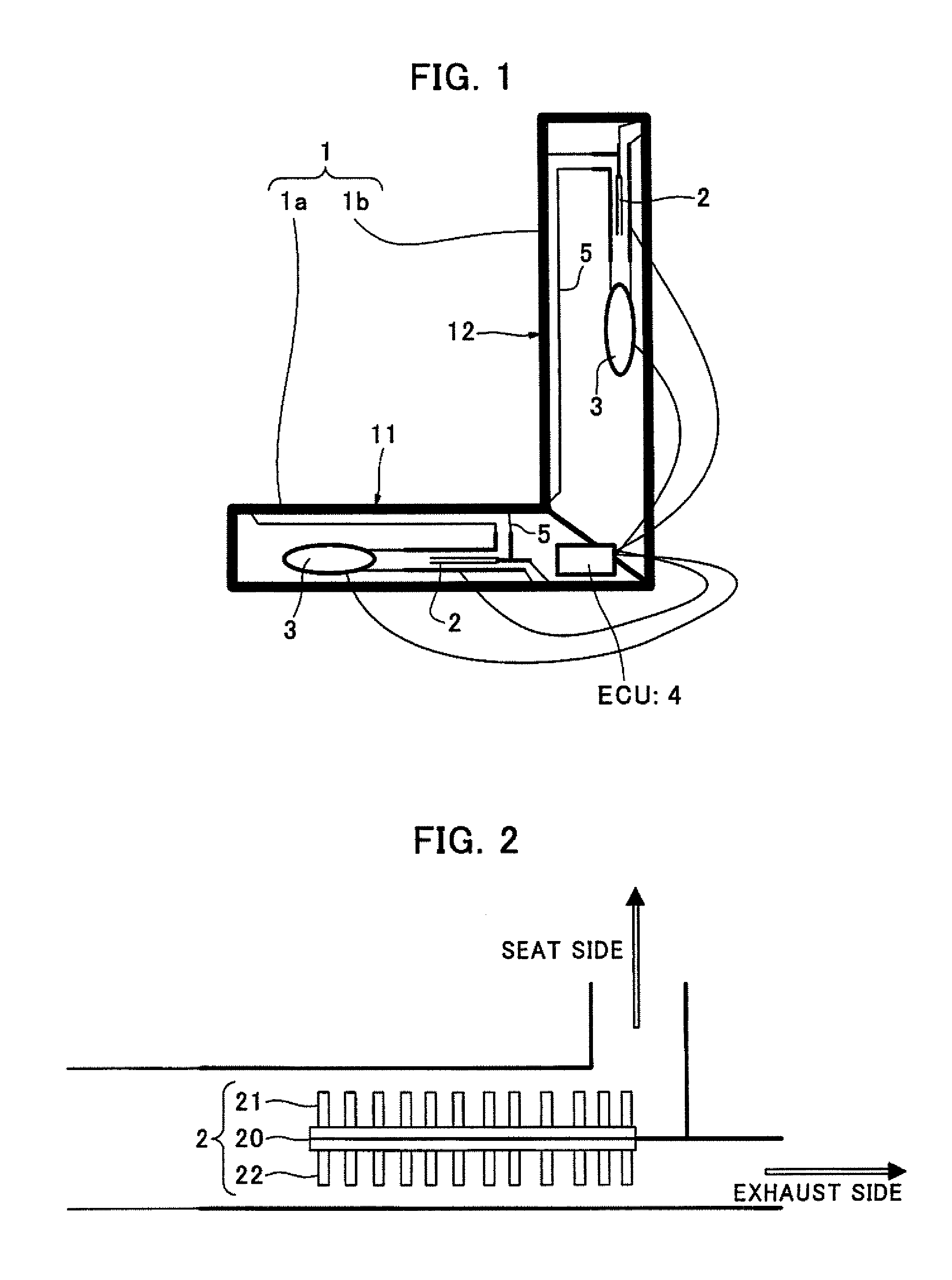 Temperature adjustable seat