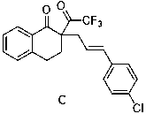 Alpha-quaternary carbon trifluoromethyl ketone compound and preparation method thereof