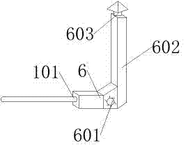 Flue gas treatment device used for waste incineration