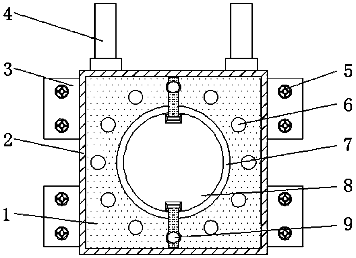 Universal locating device for centerless grinding machine