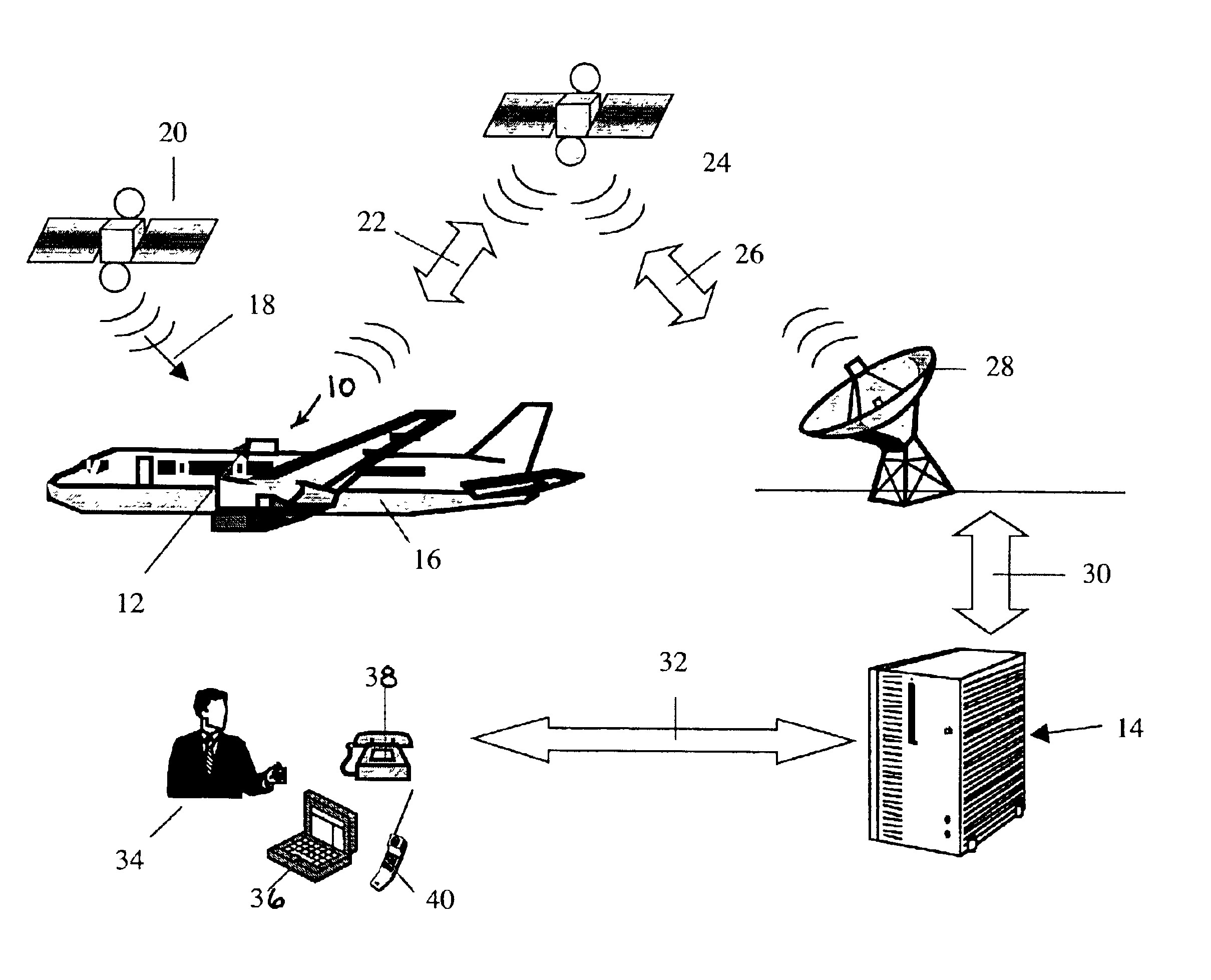 Aircraft location monitoring system and method of operation