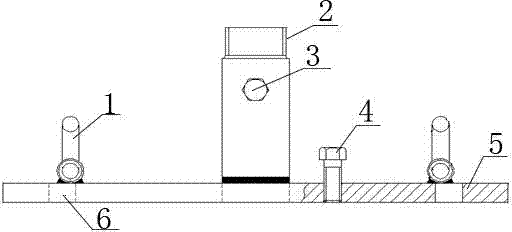 Fixing method and device for high-voltage test wiring