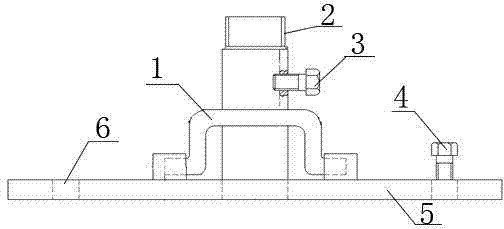 Fixing method and device for high-voltage test wiring