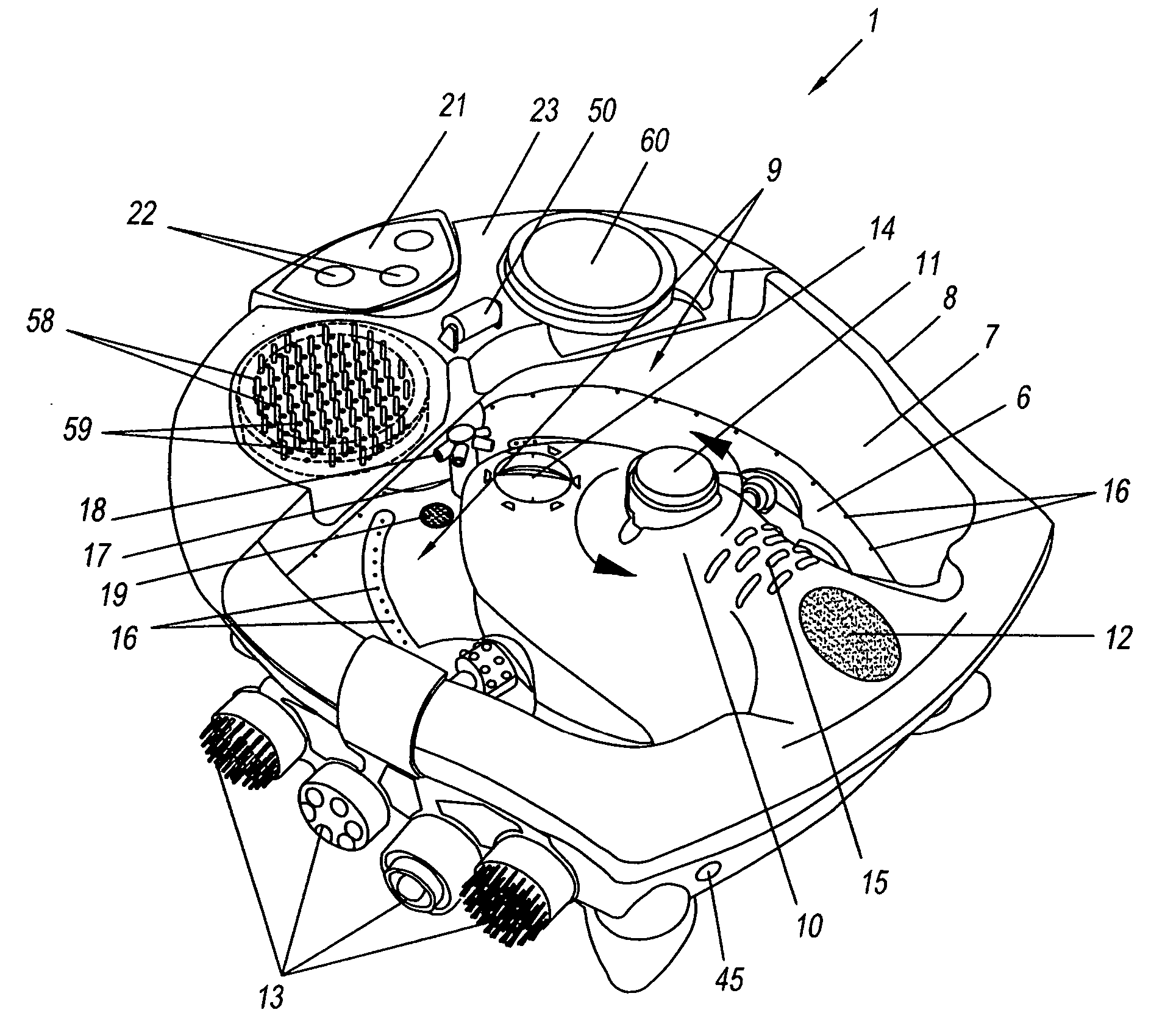 Multifeature foot spa