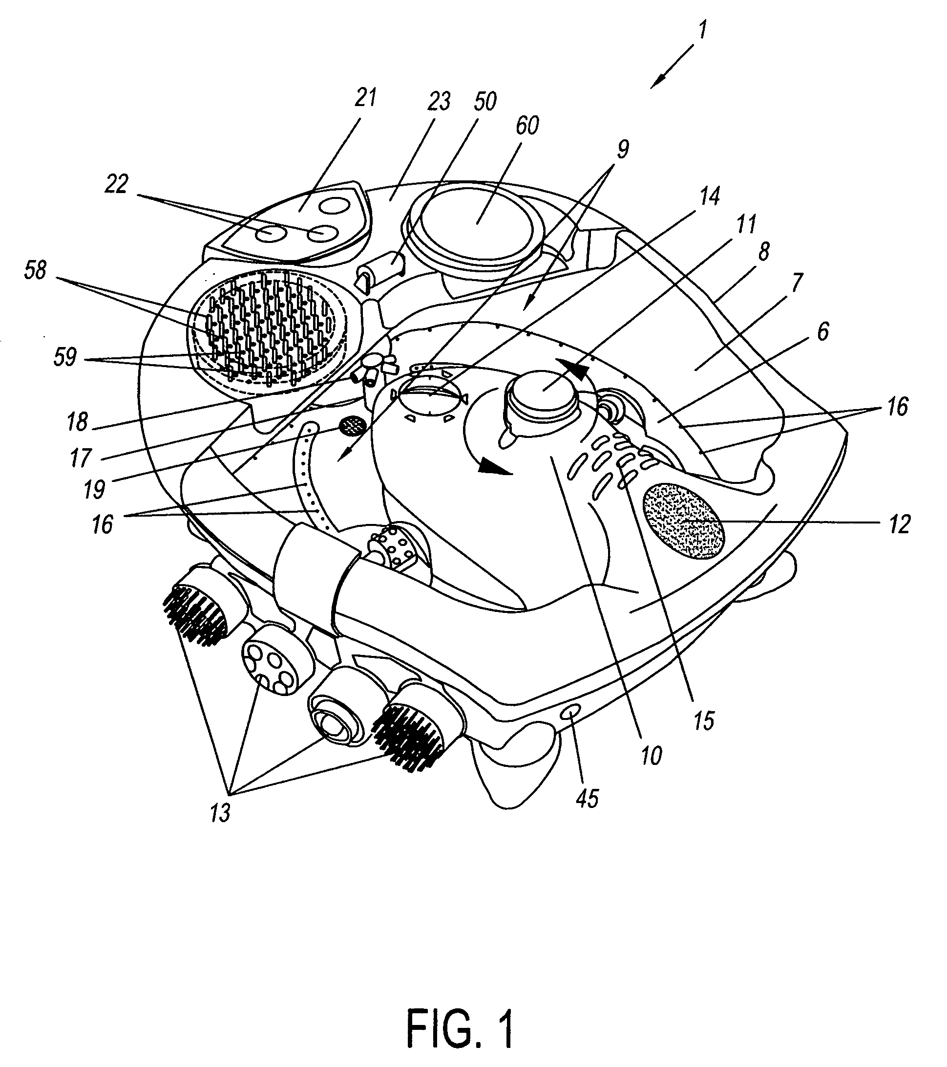 Multifeature foot spa