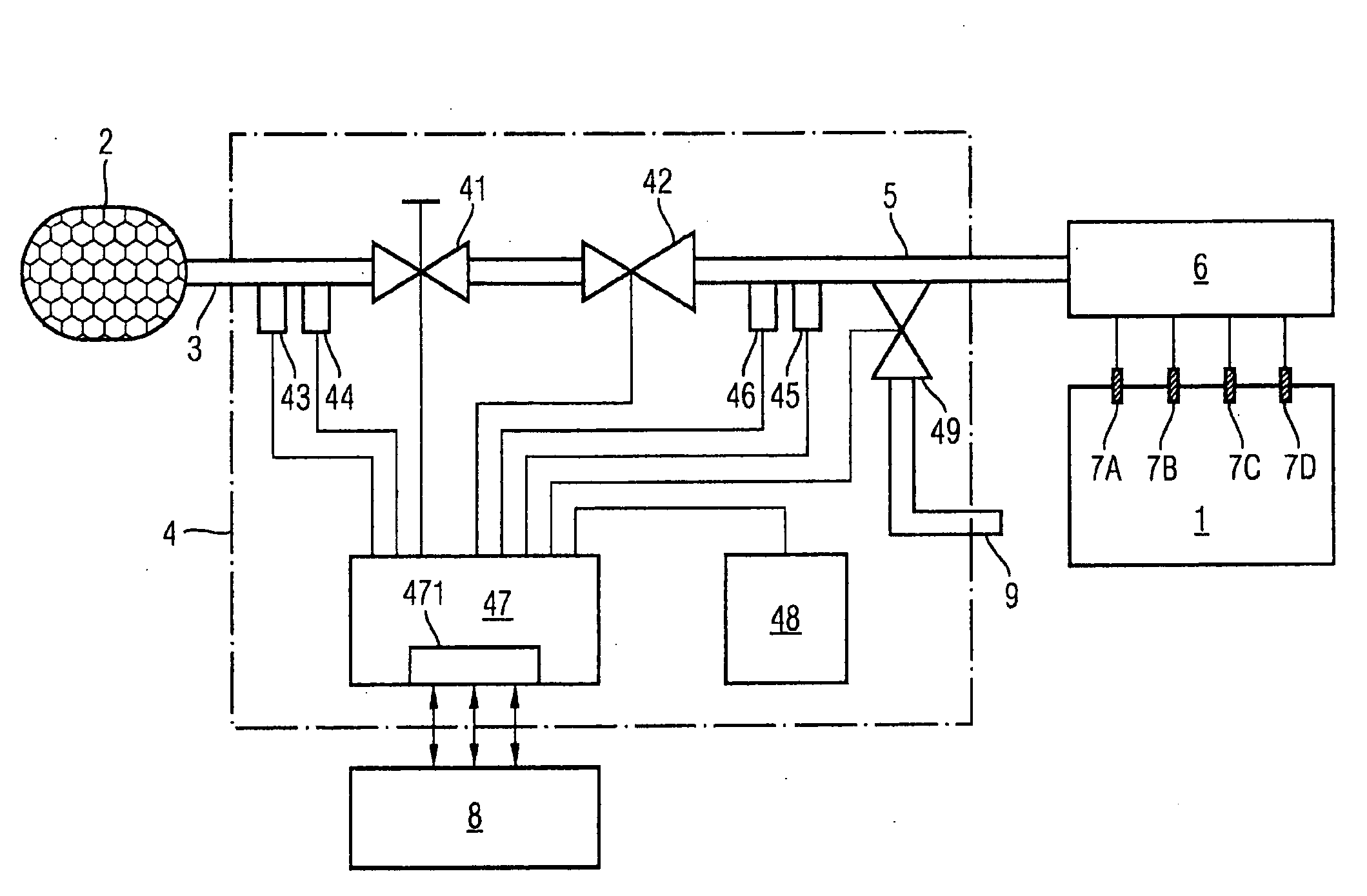 Operating Method and Device for a Gas-Operated Internal Combustion Engine