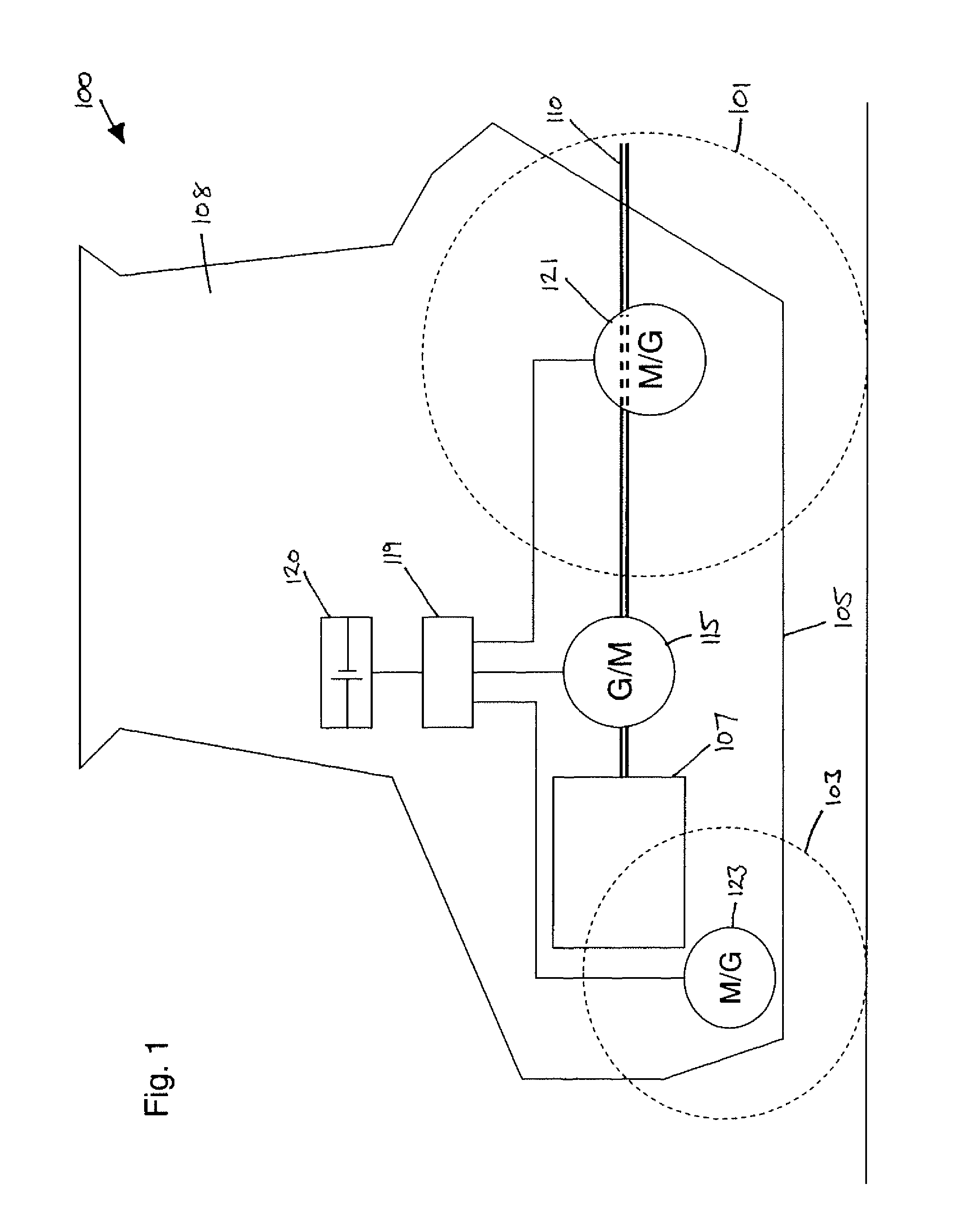 Tractor with hybrid power system